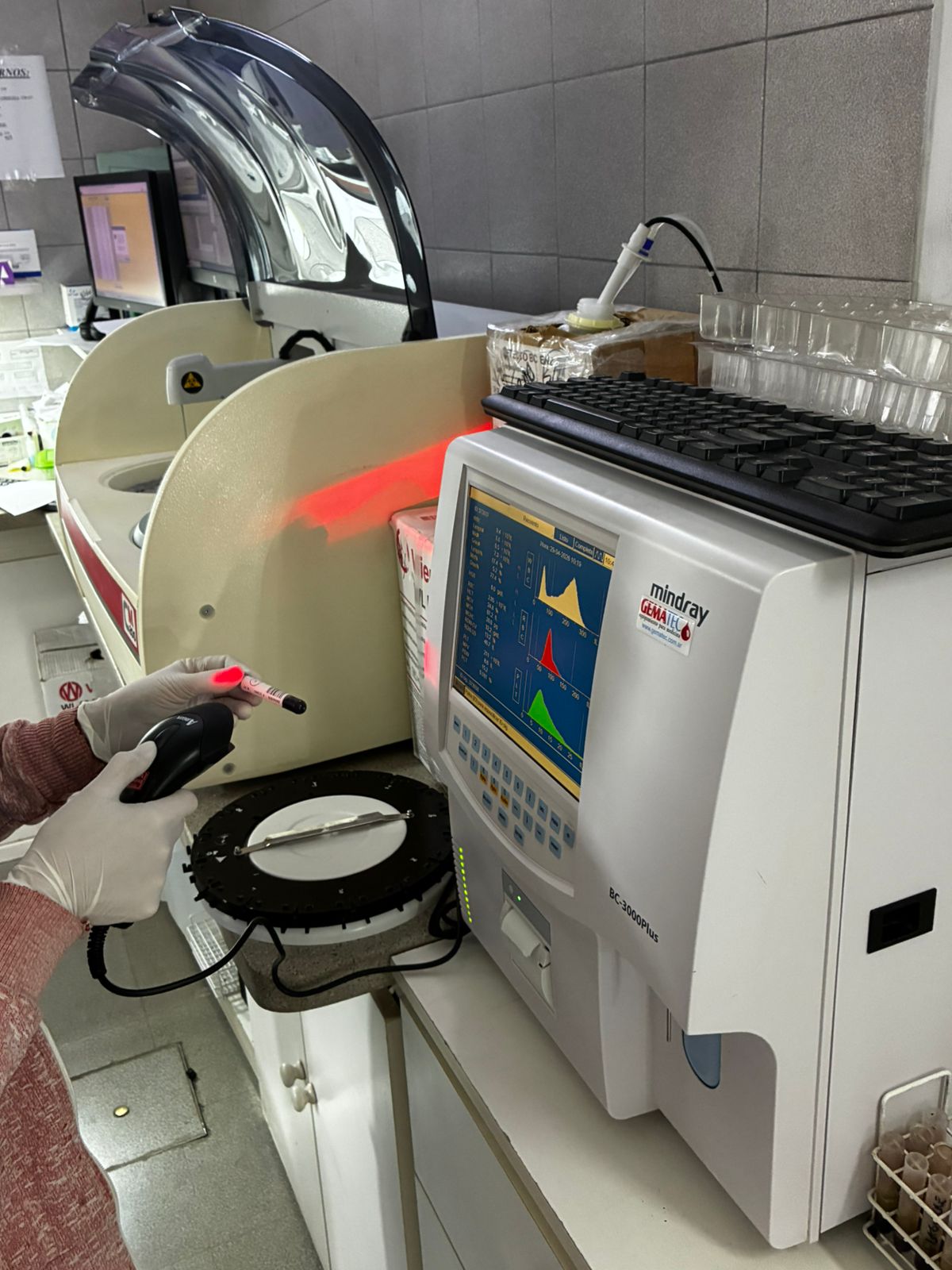 Analizador hematológico Mindray del Laboratorio San Lucas